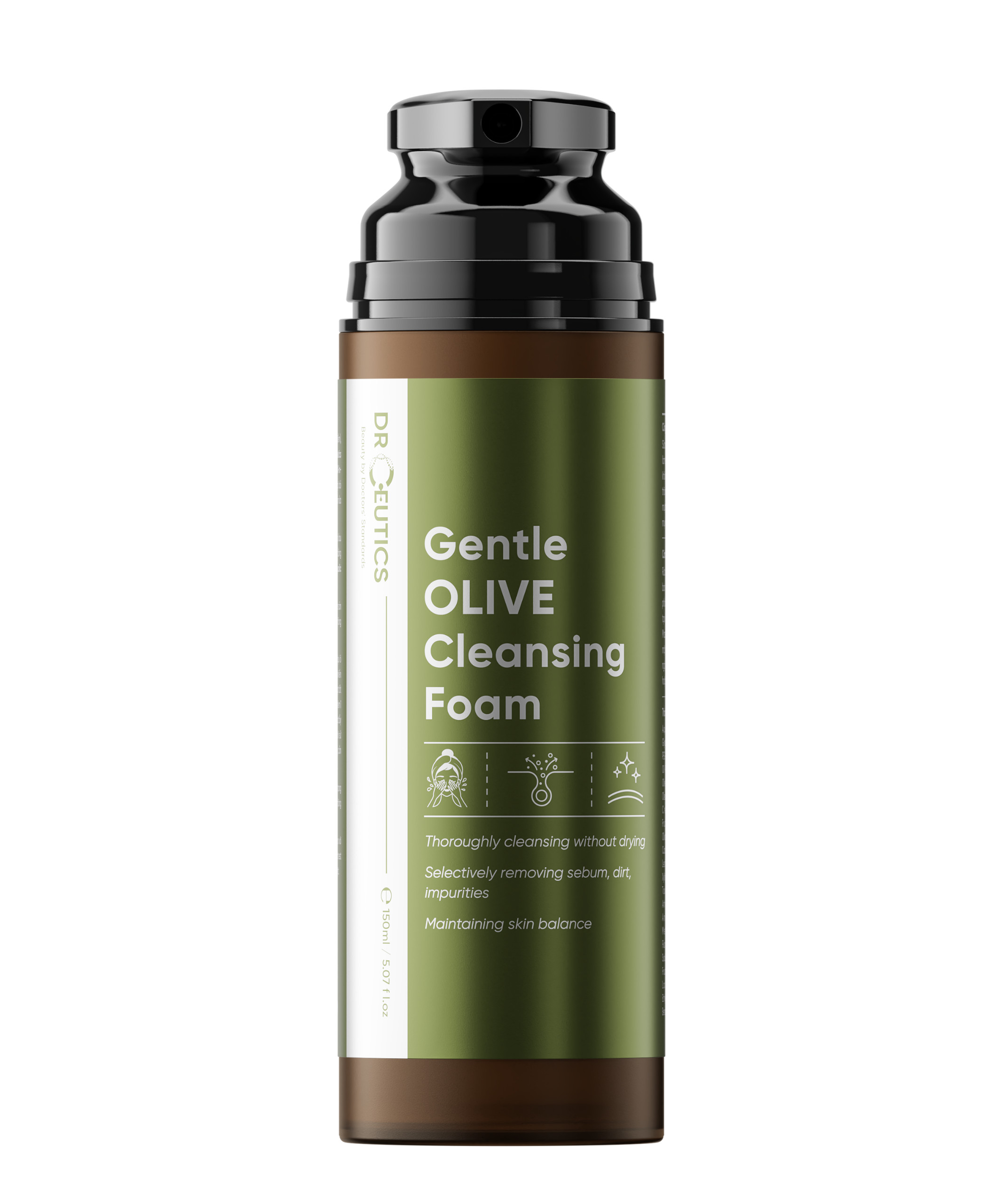 Mô tả DRCEUTICS Sữa Rửa Mặt Làm Sạch Sâu Cho Mọi Loại Da Gentle Olive Cleansing Foam 150ml - 1