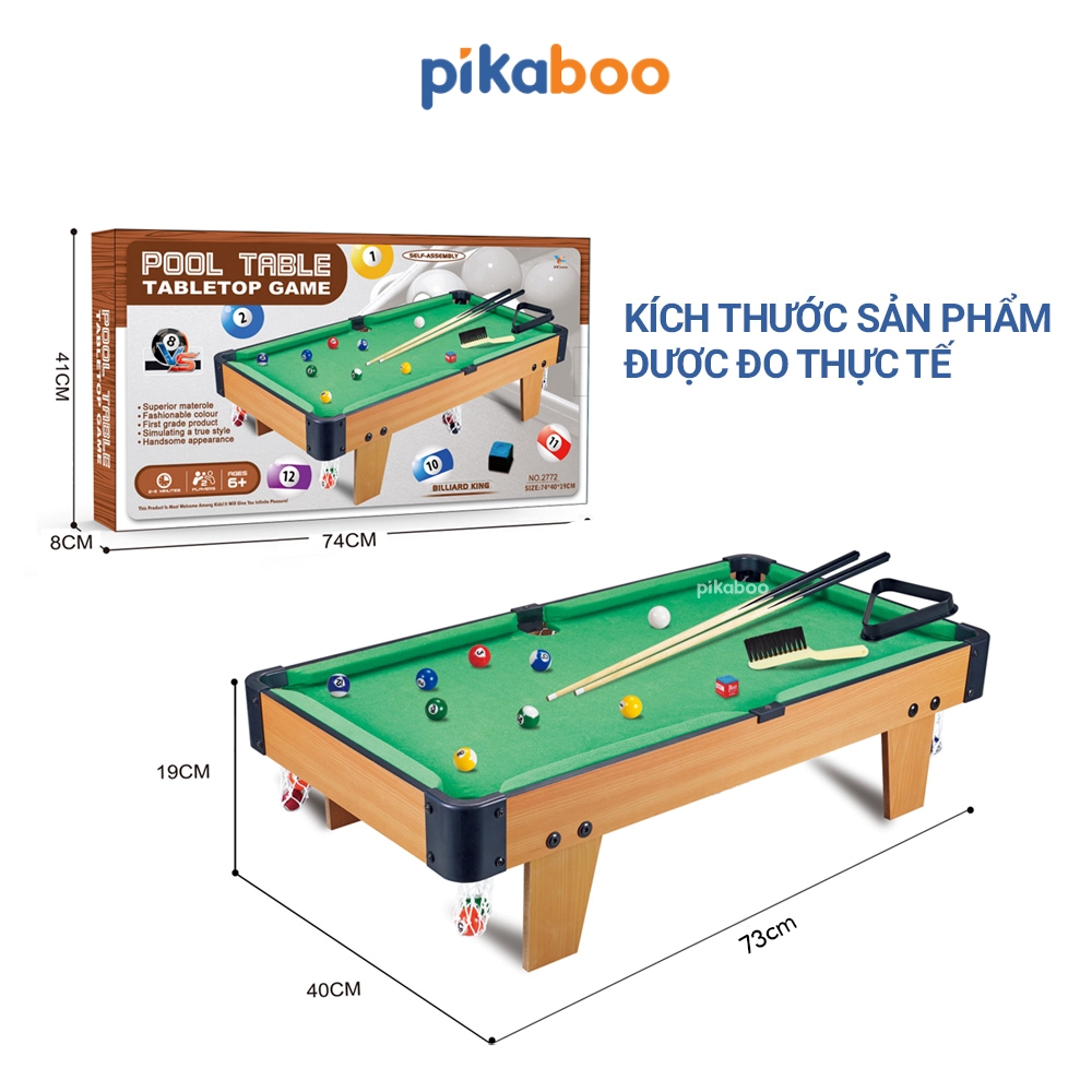 Mô tả Đồ chơi thể thao bàn bi a Pikaboo mini cho bé chất cao cấp an toàn giúp bé vận động phát triển - 2