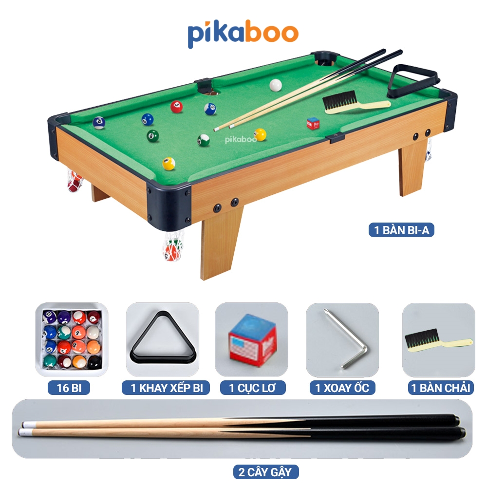 Mô tả Đồ chơi thể thao bàn bi a Pikaboo mini cho bé chất cao cấp an toàn giúp bé vận động phát triển - 4