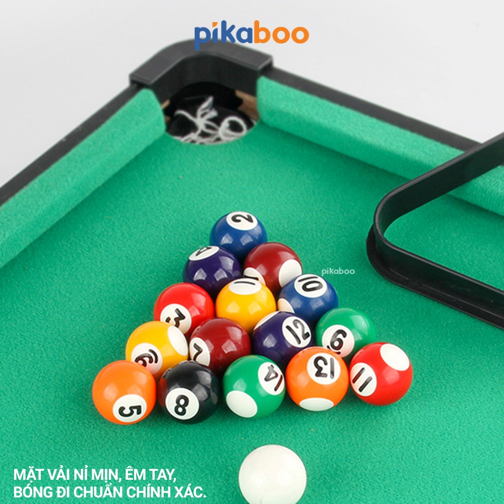 Mô tả Đồ chơi thể thao bàn bi a Pikaboo mini cho bé chất cao cấp an toàn giúp bé vận động phát triển - 6