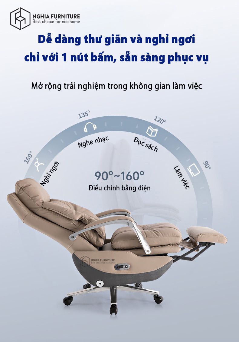 Ghế Master Pro 02 ngả lưng 160 độ