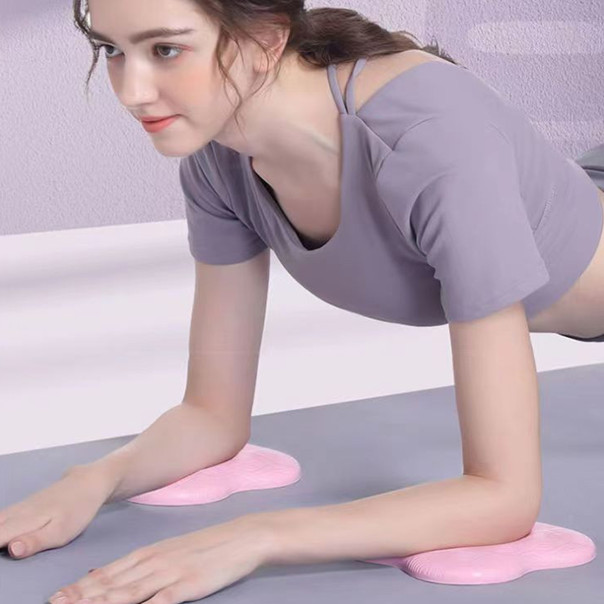 Mô tả Đệm Kê Bảo Vệ Gối, Đầu, Khủy Tay Tập Yoga Đệm PAD 120g Cao Su Hỗ Trợ Giảm Đau Đầu Gối Các Tư Thế YOGA Chính Hãng Amalife - 3