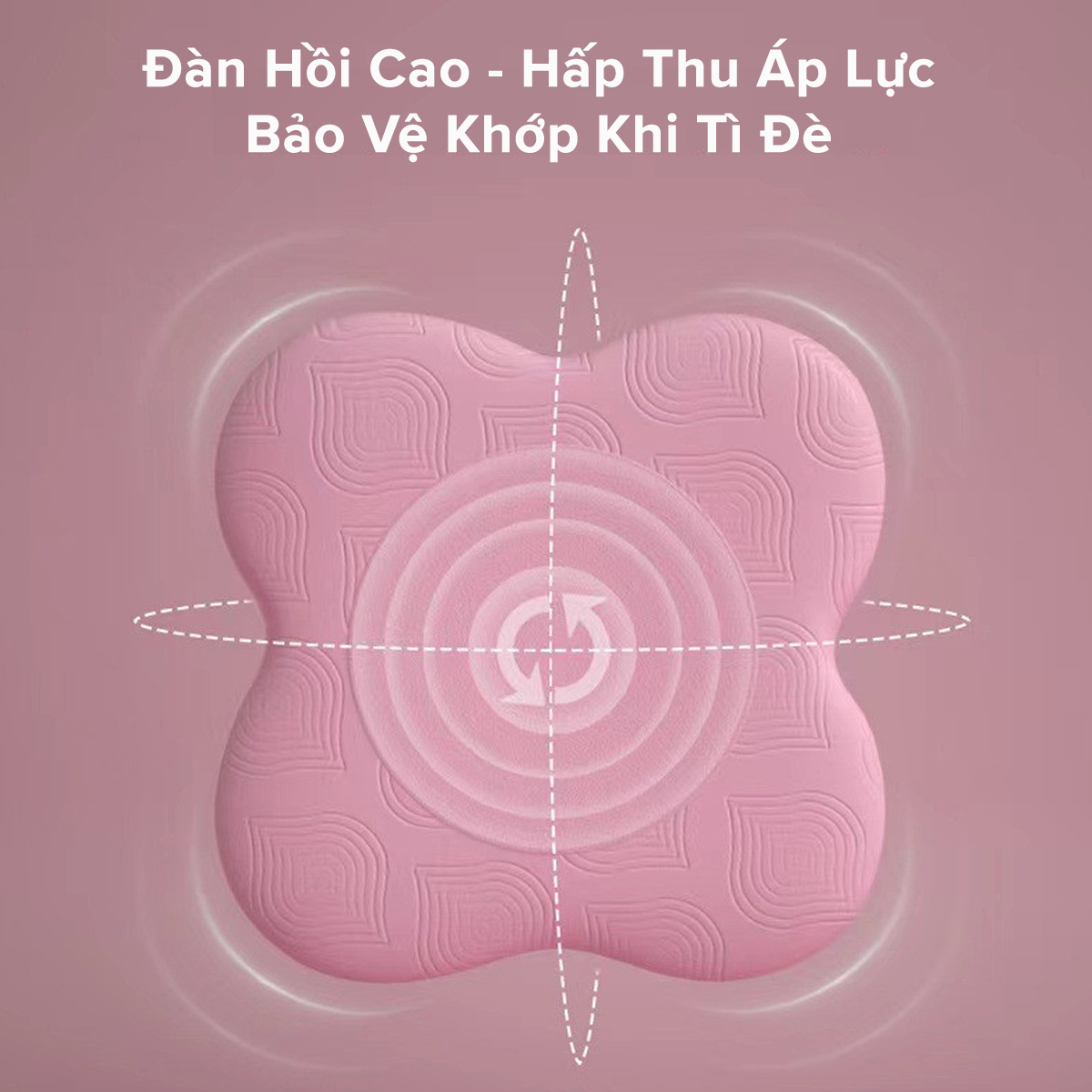 Mô tả Đệm Kê Bảo Vệ Gối, Đầu, Khủy Tay Tập Yoga Đệm PAD 120g Cao Su Hỗ Trợ Giảm Đau Đầu Gối Các Tư Thế YOGA Chính Hãng Amalife - 7