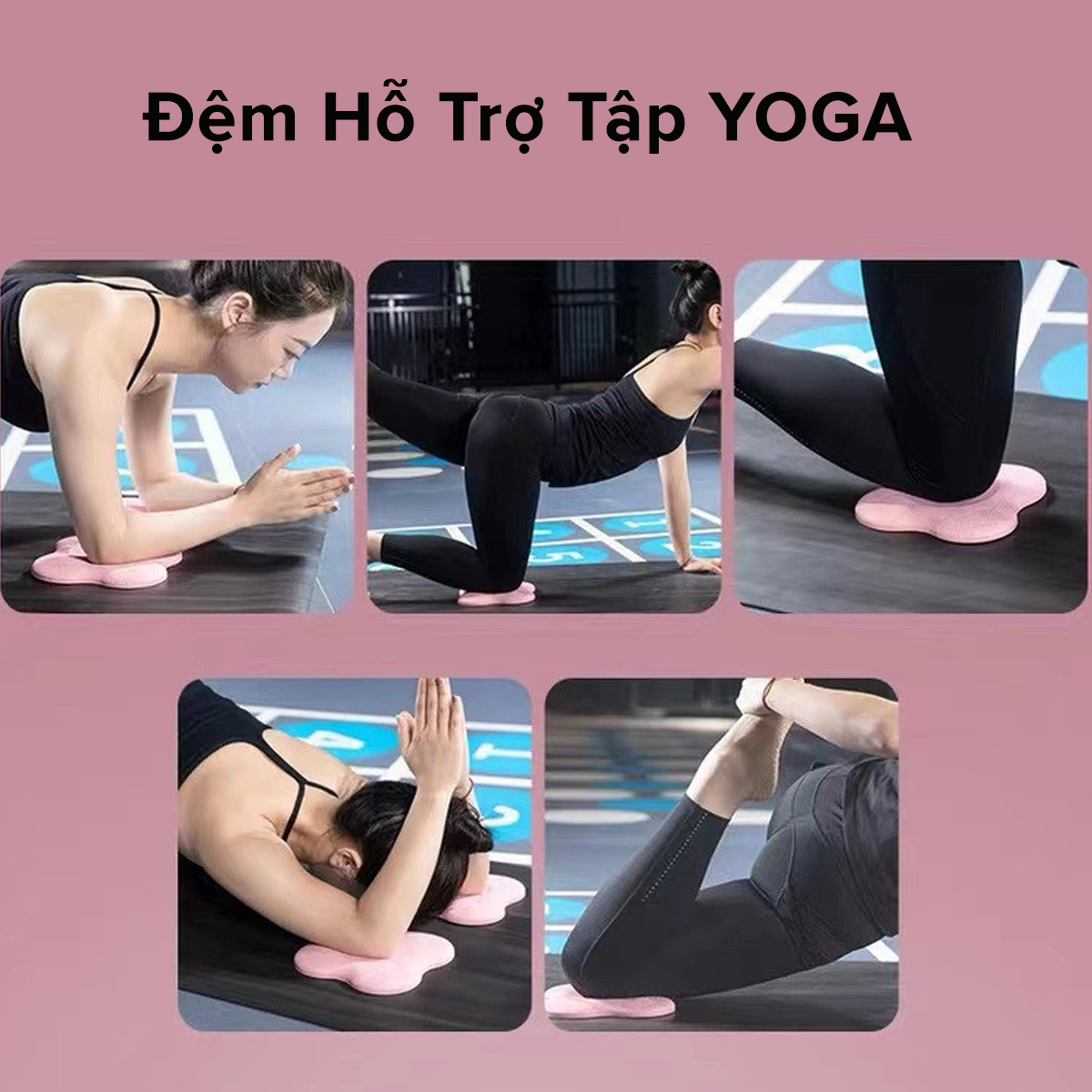 Mô tả Đệm Kê Bảo Vệ Gối, Đầu, Khủy Tay Tập Yoga Đệm PAD 120g Cao Su Hỗ Trợ Giảm Đau Đầu Gối Các Tư Thế YOGA Chính Hãng Amalife - 9