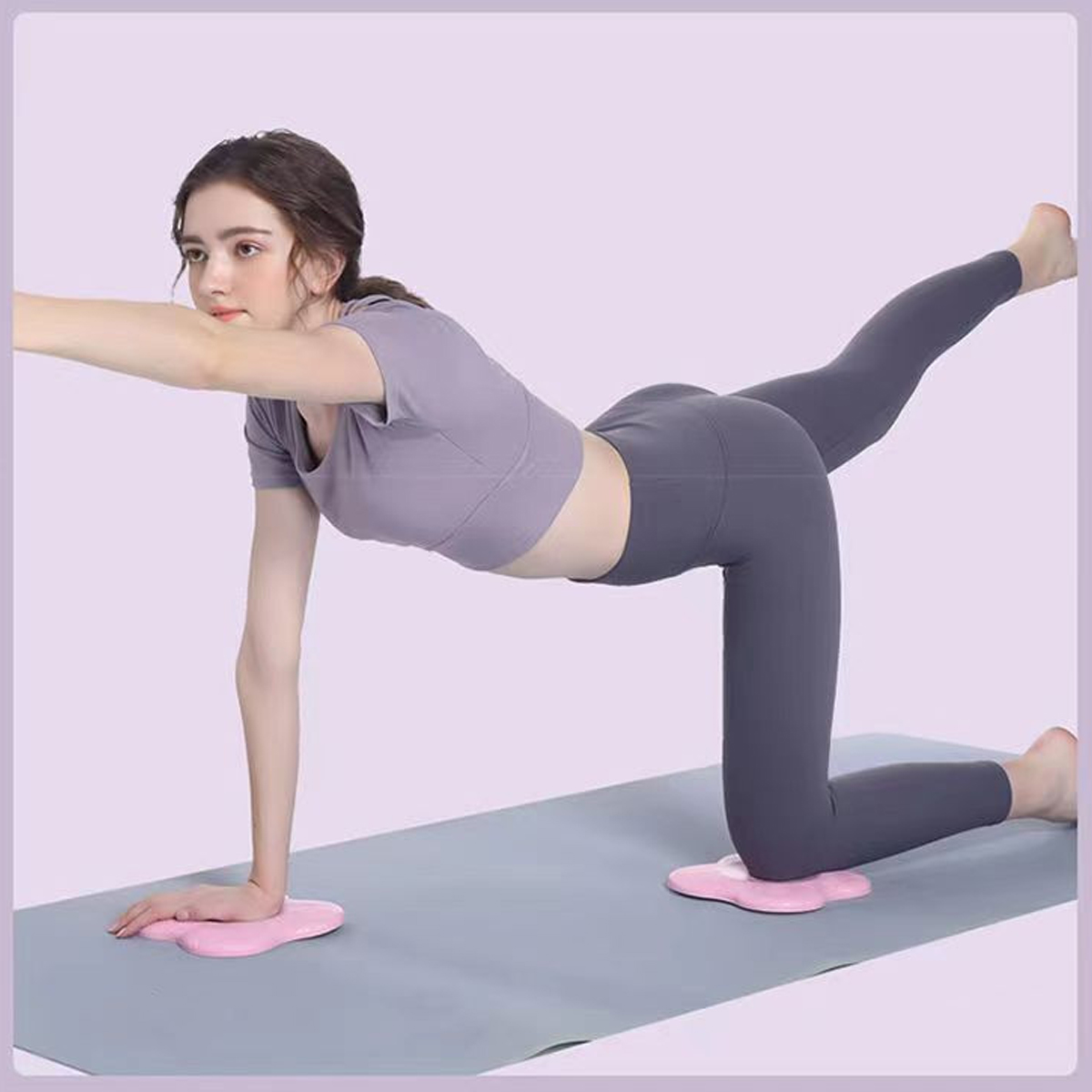 Mô tả Đệm Kê Bảo Vệ Gối, Đầu, Khủy Tay Tập Yoga Đệm PAD 120g Cao Su Hỗ Trợ Giảm Đau Đầu Gối Các Tư Thế YOGA Chính Hãng Amalife - 10