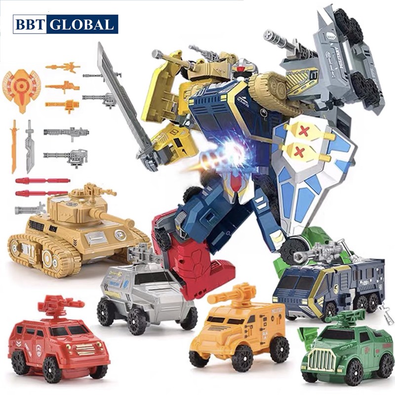 Đồ chơi lắp ráp robot biến hình siêu xe 6in1 BBTGlobal