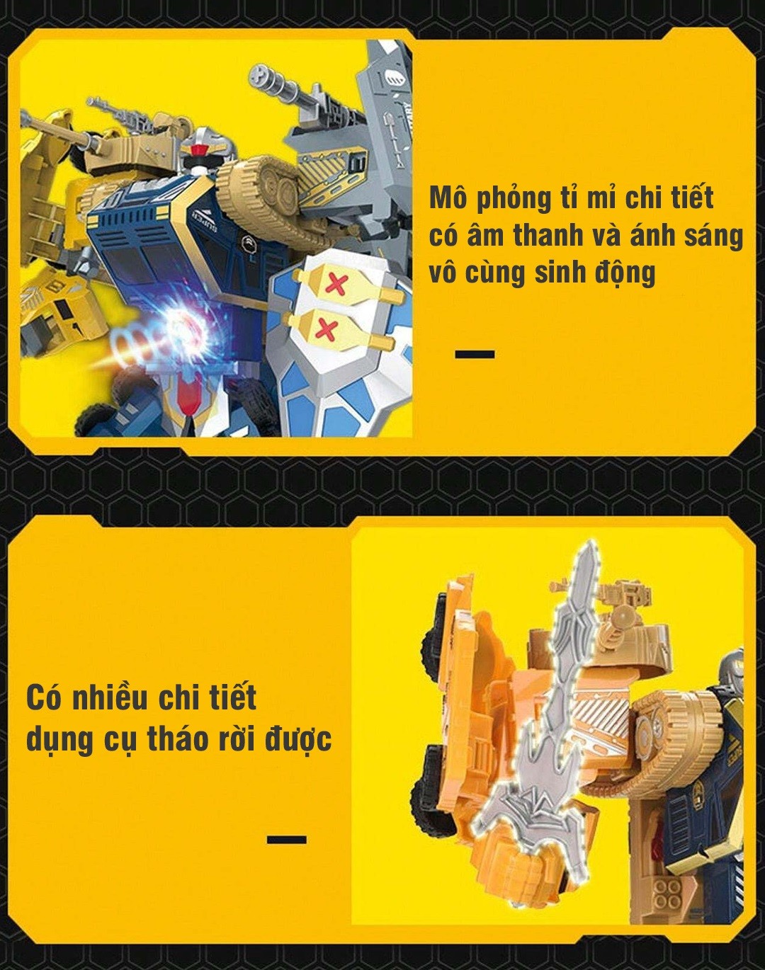 Chi tiết đồ chơi robot biến hình siêu xe BBTGlobal