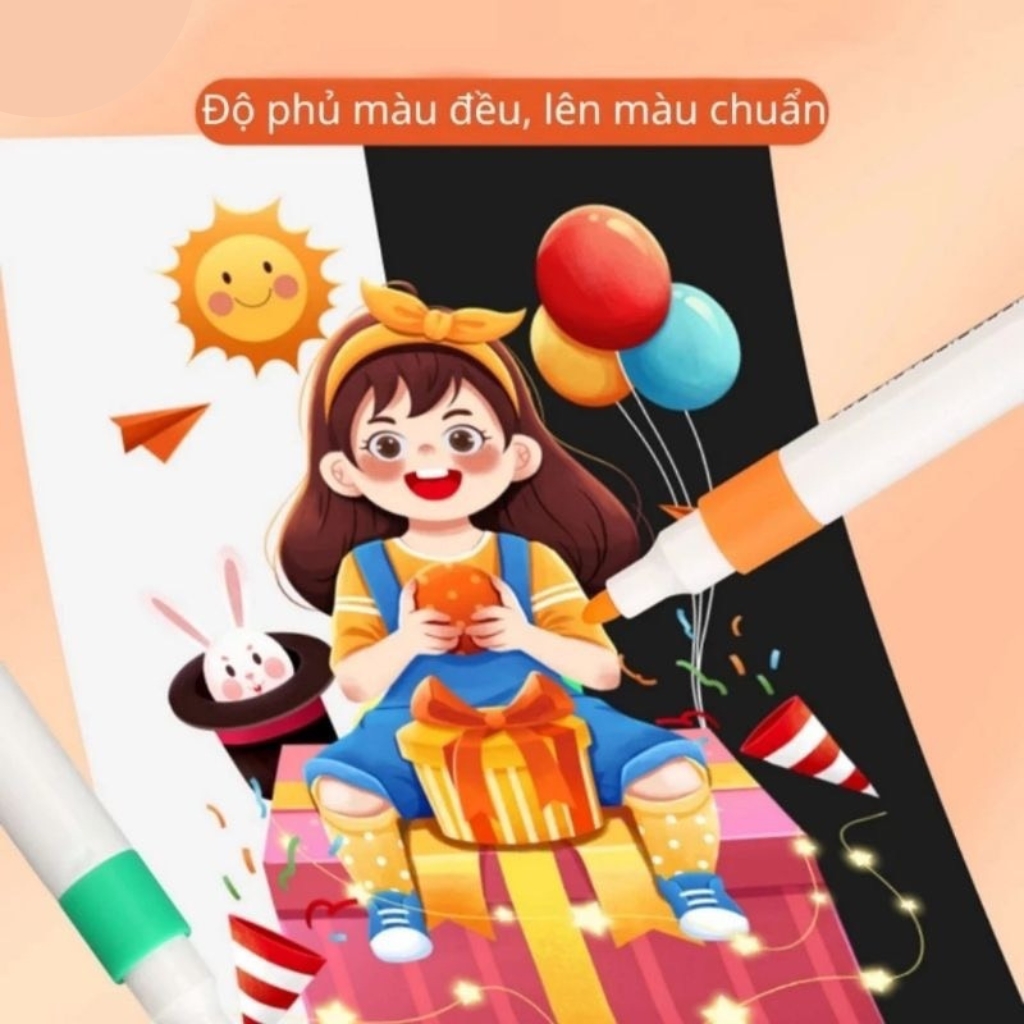 Mô tả Bút Màu Acrylic Vẽ Được Trên Nhiều Chất Liệu - Đồ Chơi Mỹ Thuật - 3