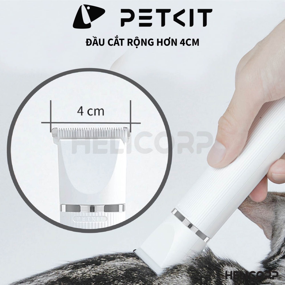 Mô tả Tông Đơ Cắt Tỉa Cạo Lông Chó Mèo Petkit Pet Trimmer 2in1 Pro - 6