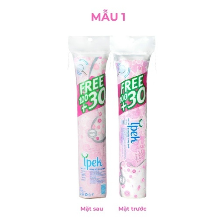 Mô tả Combo 4 gói bông tẩy trang ipek nhập khẩu Thổ Nhĩ Kỳ 130 miếng (4x130 miếng) - 2
