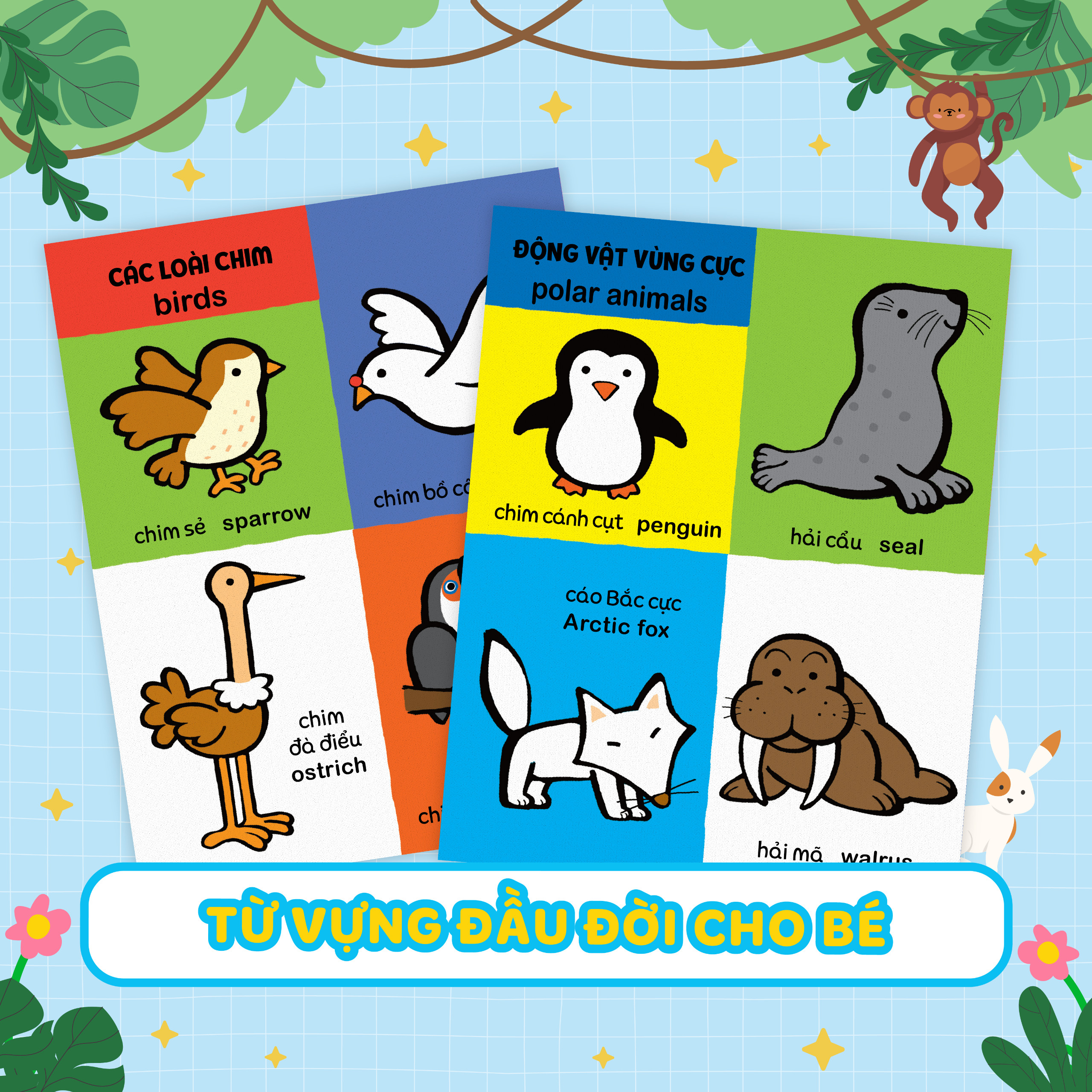 Sách My First 100 Animals Sách Từ Vựng Đầu Đời Cho Bé, 100 động