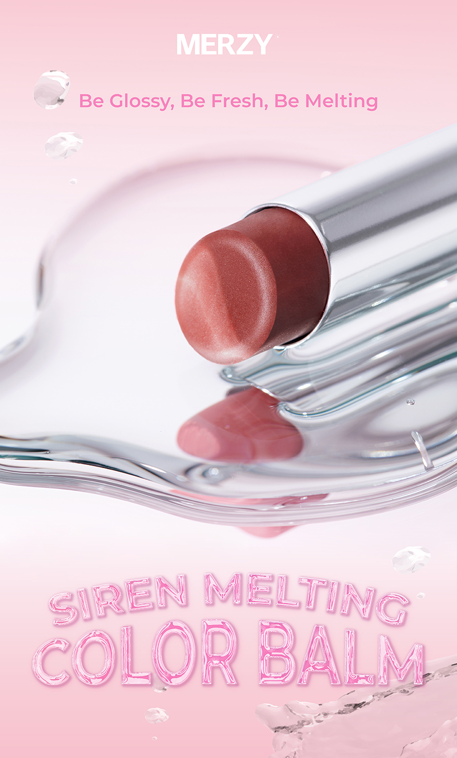 Mô tả [Livestream] Son Dưỡng Ẩm Môi Có Màu Merzy Siren Melting Color Lip Balm 3g - 4