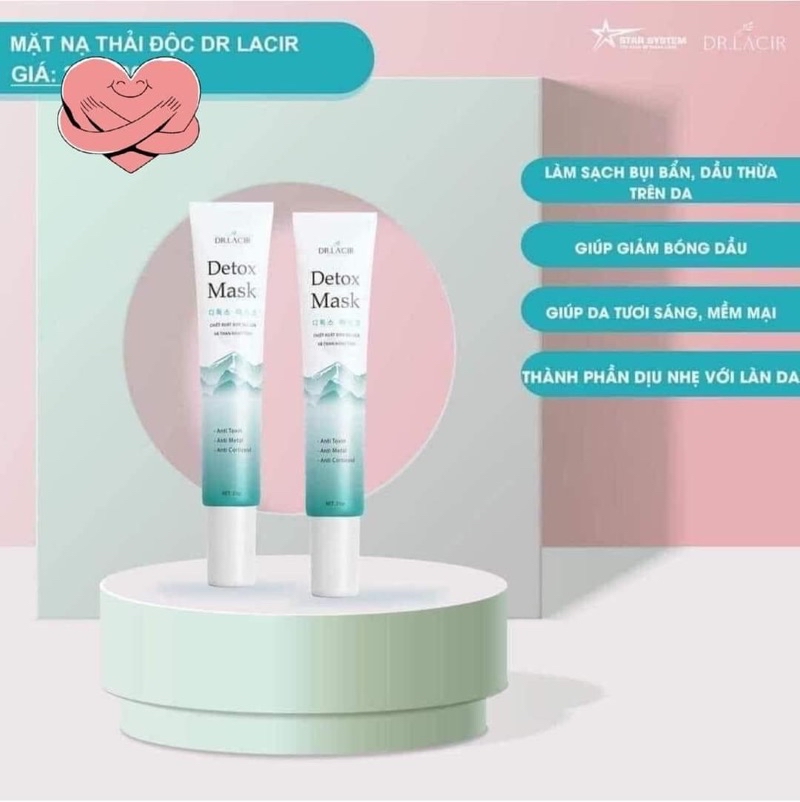 Mặt nạ thải độc DR.LACIR Detox mask 20g DR15 | Shopee Việt Nam