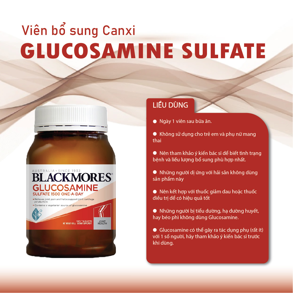 Blackmores Glucosamine - Viên uống