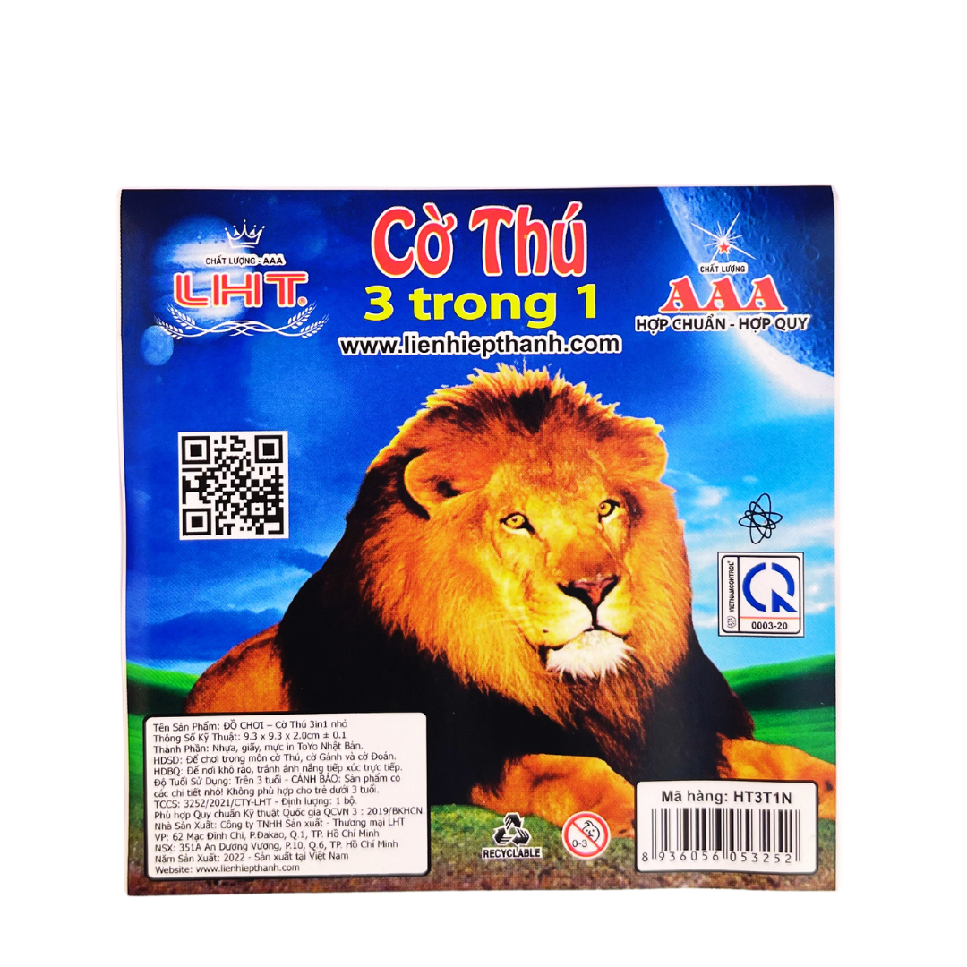 Cờ Thú 3 trong 1 Nhỏ - Gồm Cờ Thú, Cờ Đoán, Cờ Gánh [Chính hãng AAA-LHT ...