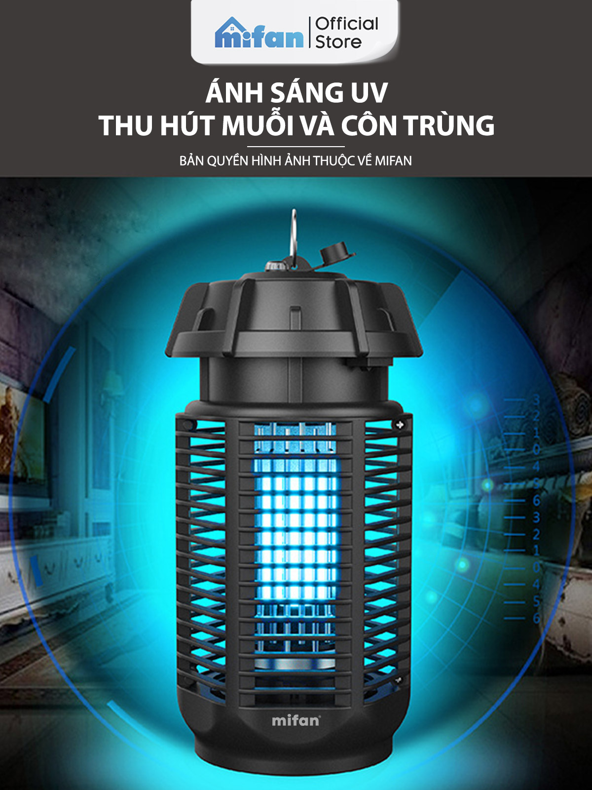 Đèn bắt muỗi MIFAN