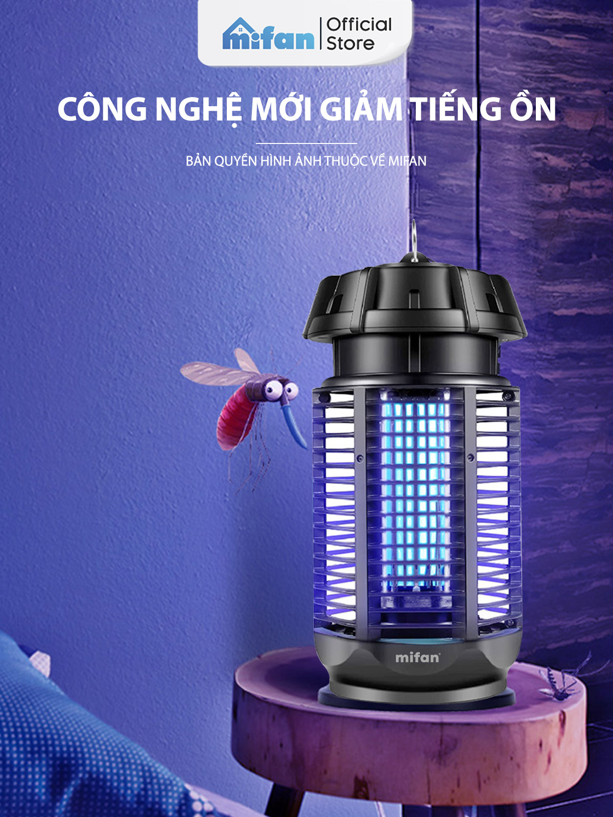 Đèn bắt muỗi MIFAN - Bao bì