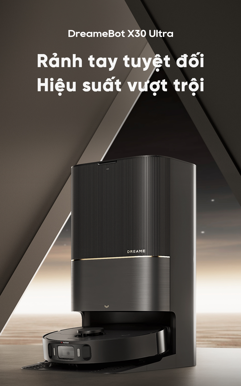 Mô tả Robot hút bụi lau sàn chuyên dụng Dreame X30 Ultra - Bản quốc tế - Bảo hành 24 tháng - 1