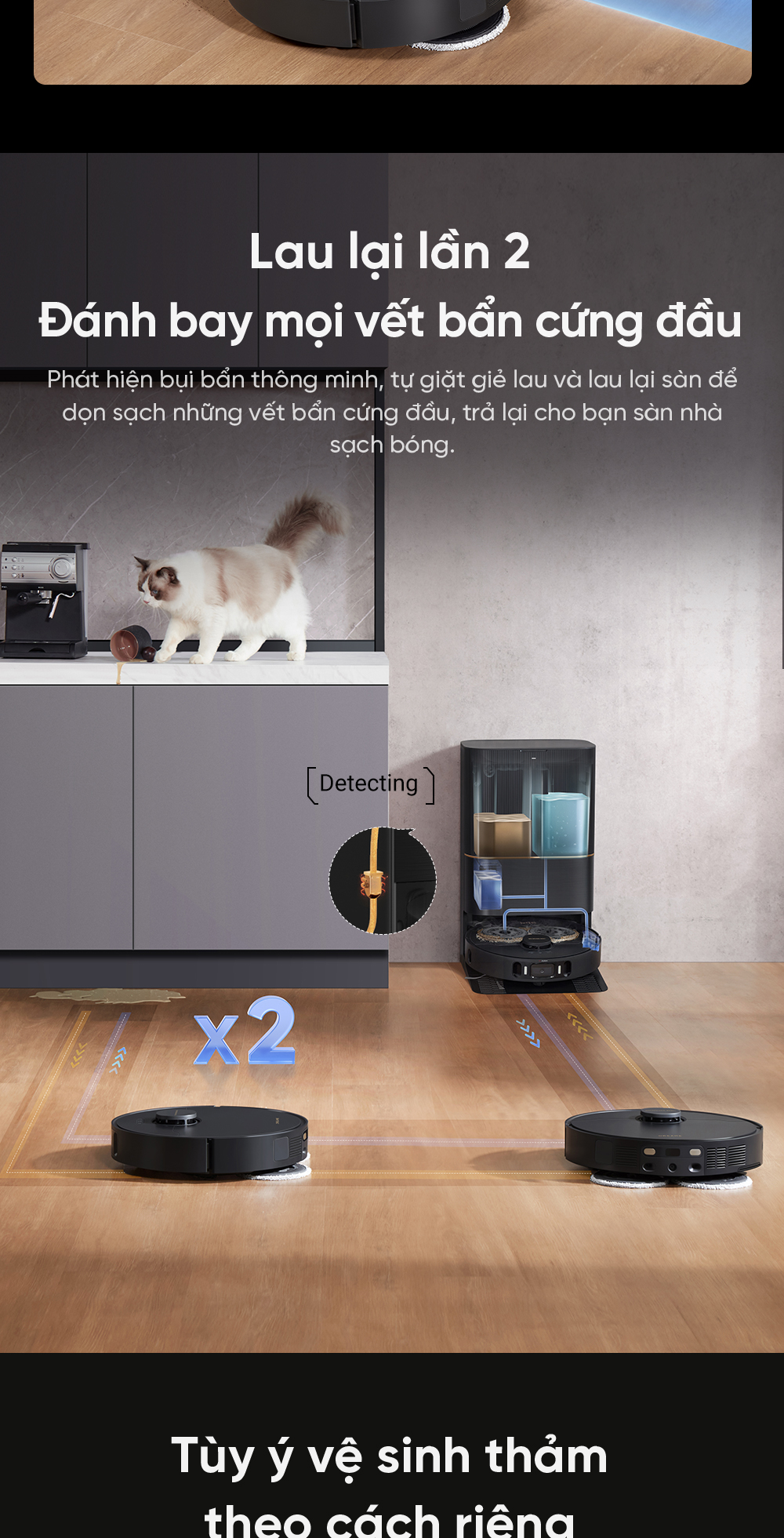 Mô tả Robot hút bụi lau sàn chuyên dụng Dreame X30 Ultra - Bản quốc tế - Bảo hành 24 tháng - 5