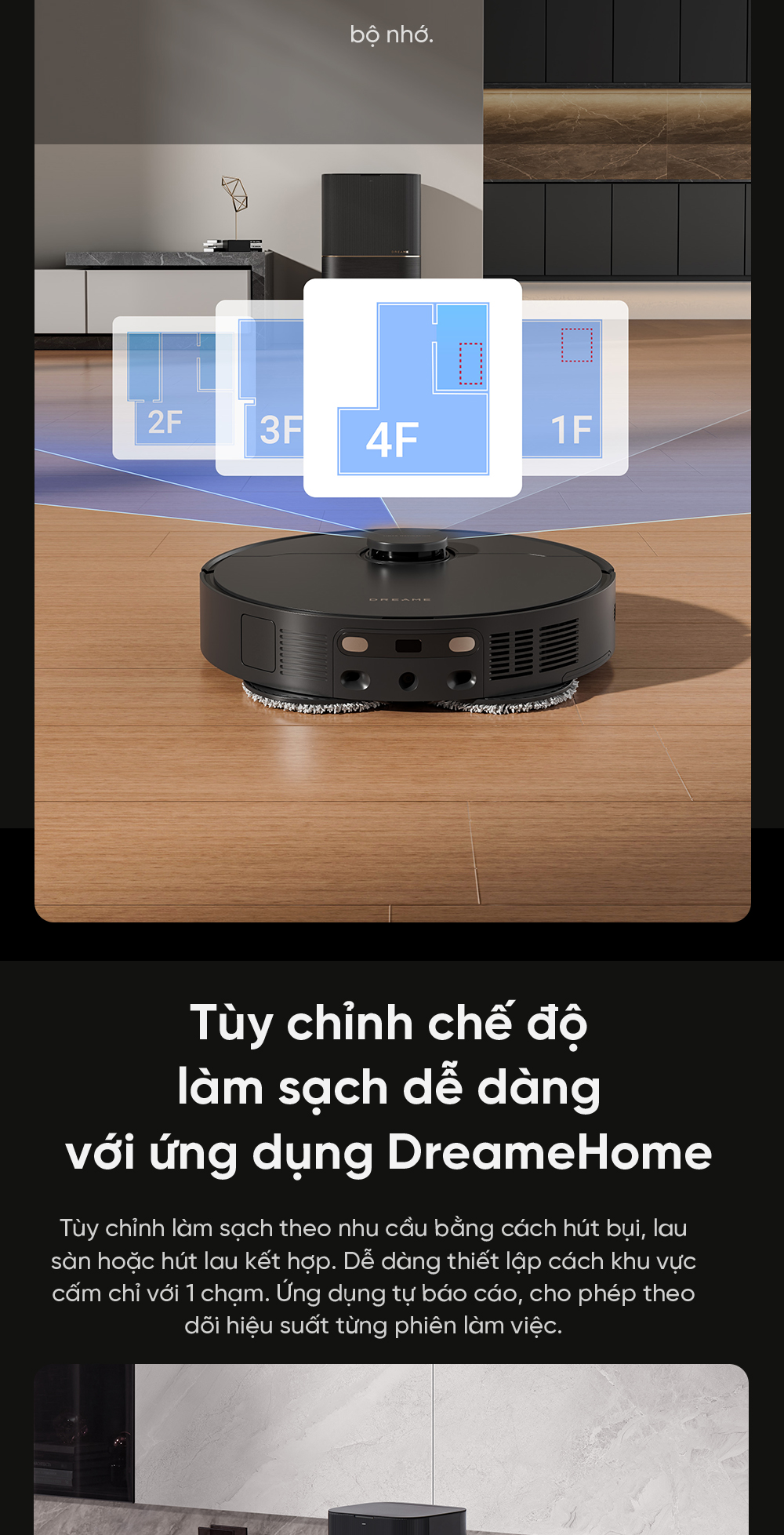 Mô tả Robot hút bụi lau sàn chuyên dụng Dreame X30 Ultra - Bản quốc tế - Bảo hành 24 tháng - 8