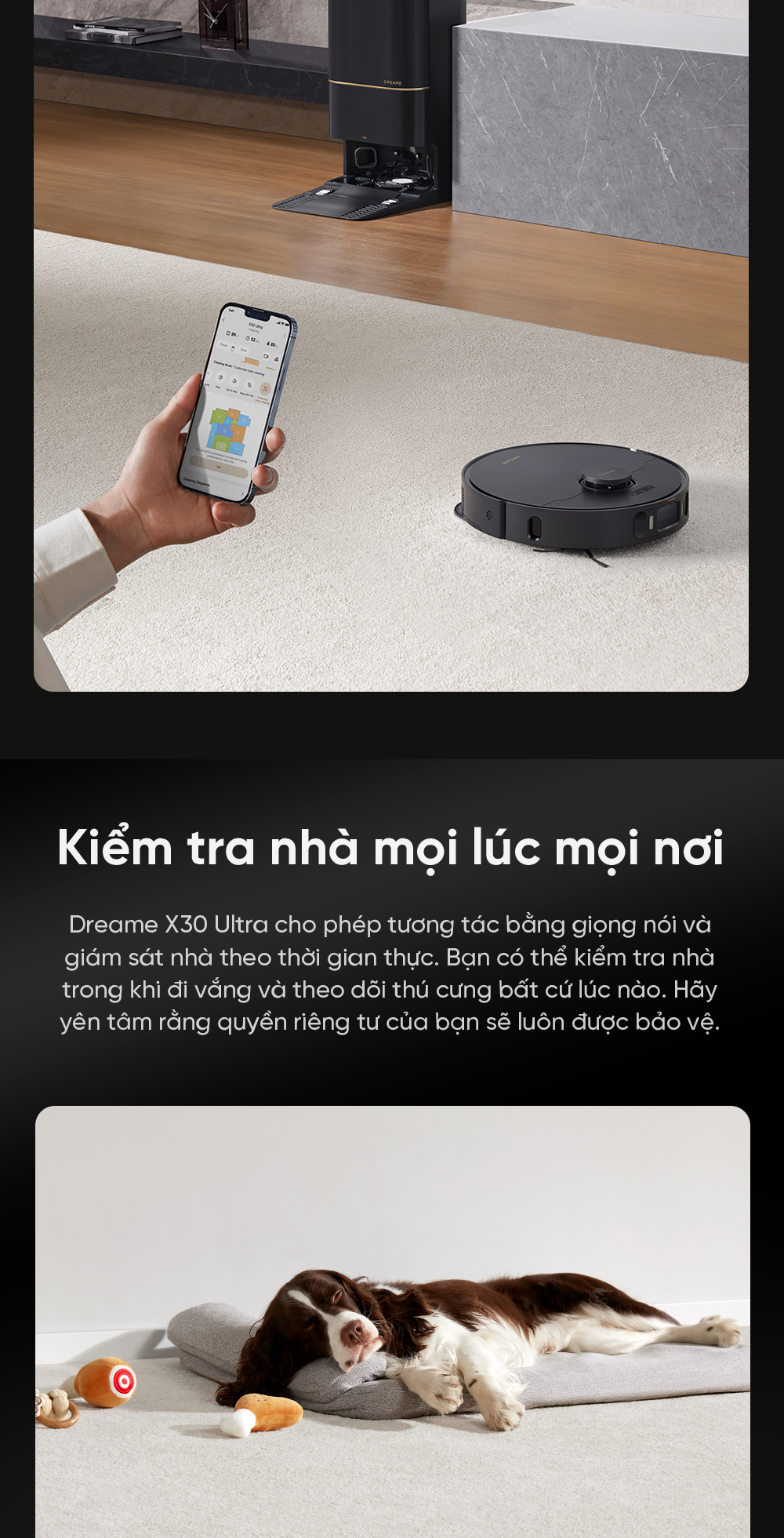Mô tả Robot hút bụi lau sàn chuyên dụng Dreame X30 Ultra - Bản quốc tế - Bảo hành 24 tháng - 9