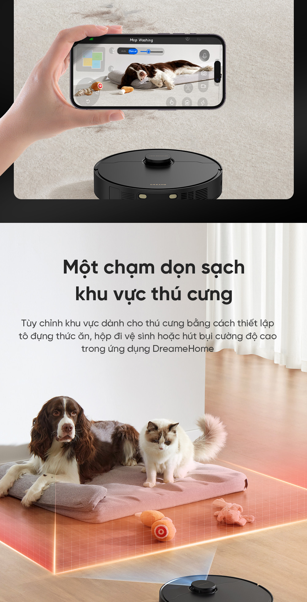 Mô tả Robot hút bụi lau sàn chuyên dụng Dreame X30 Ultra - Bản quốc tế - Bảo hành 24 tháng - 10