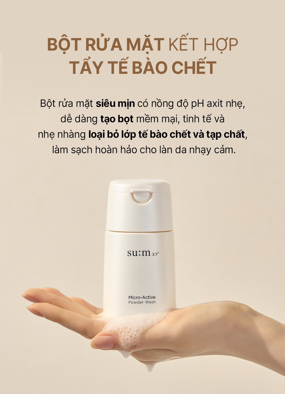Bột rửa mặt siêu mịn Su:m37 Micro-Active Powder Wash | Shopee Việt Nam