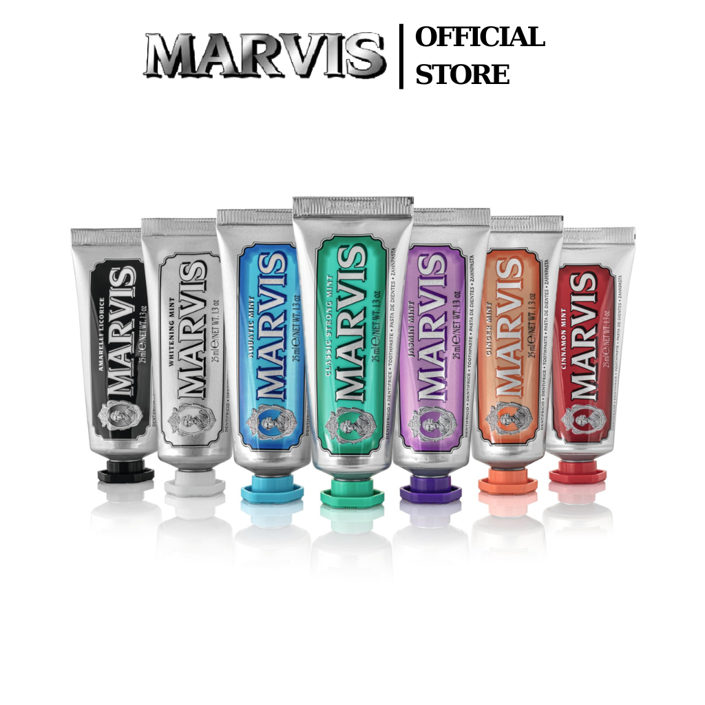 Mô tả Kem Đánh Răng Marvis Mini 25ml Gồm 9 Hương Vị Classic - Marvis Official - 1