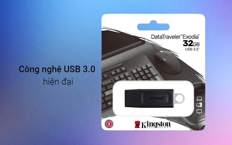 Mô tả USB 3.2 Kingston 128GB 64GB 32 GB DataTraveler Exodia DTX - Bảo hành 60 tháng - 1