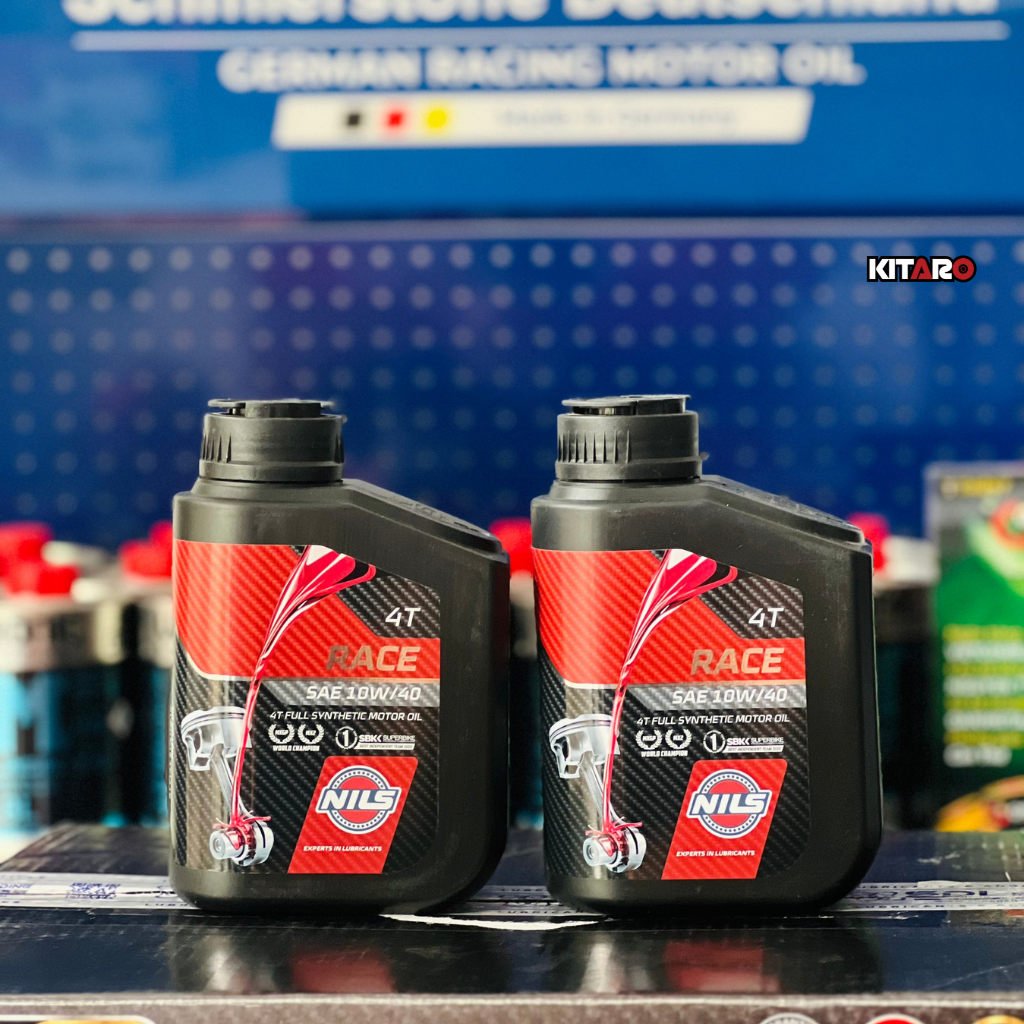 Dầu nhớt xe máy Nils Race SAE 10w40 1L tổng hợp nhập khẩu ý | Shopee ...