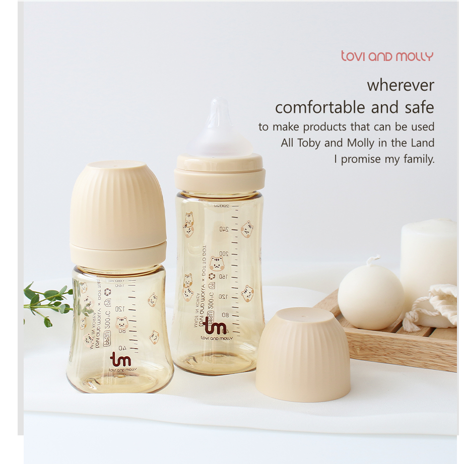 Mô tả BÌNH SỮA TOVI AND MOLLY PPSU DOT RAMI - PHIÊN BẢN SÓC 180ml/280ml - 1