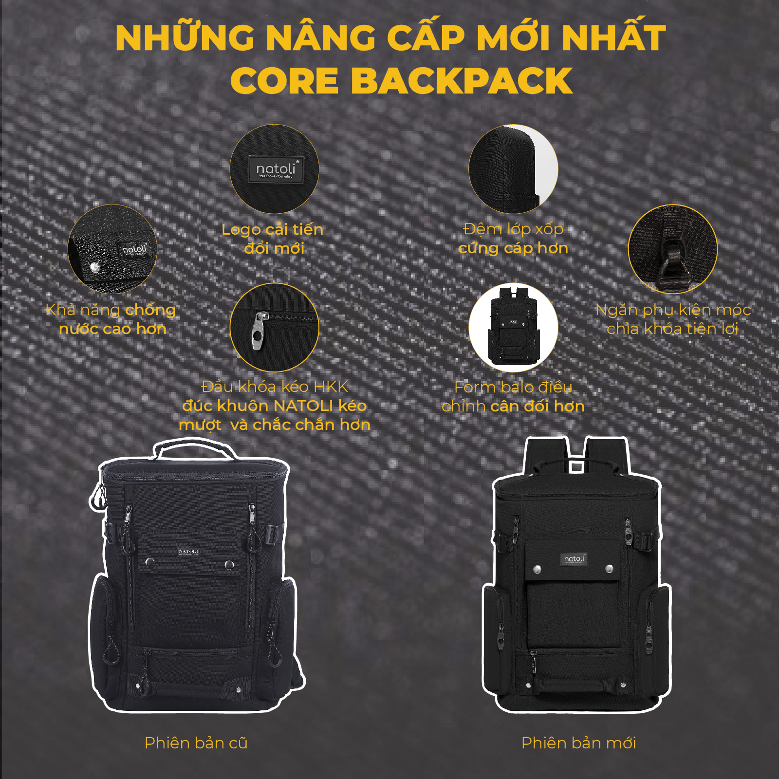 Chi tiết logo NATOLI B9