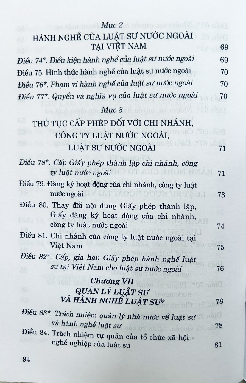 Mô tả Sách - Luật Luật Sư (Hiện Hành) (sửa đổi, bổ sung năm 2012, 2015) - 6