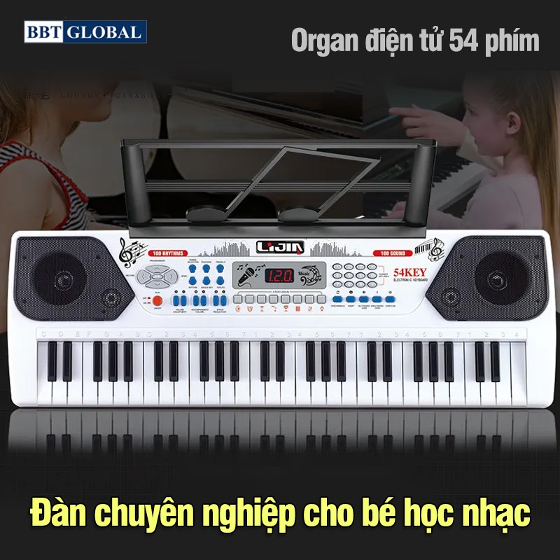 Đàn Organ 54 Phím Chuyên Nghiệp BBT Global