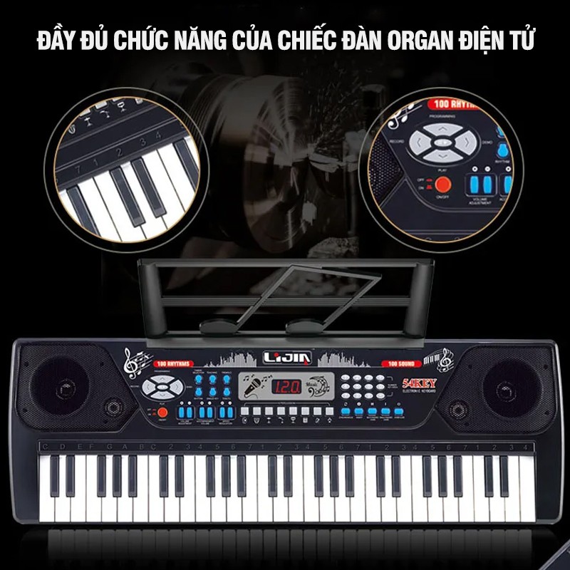 Đàn Organ 54 Phím Chuyên Nghiệp BBT Global