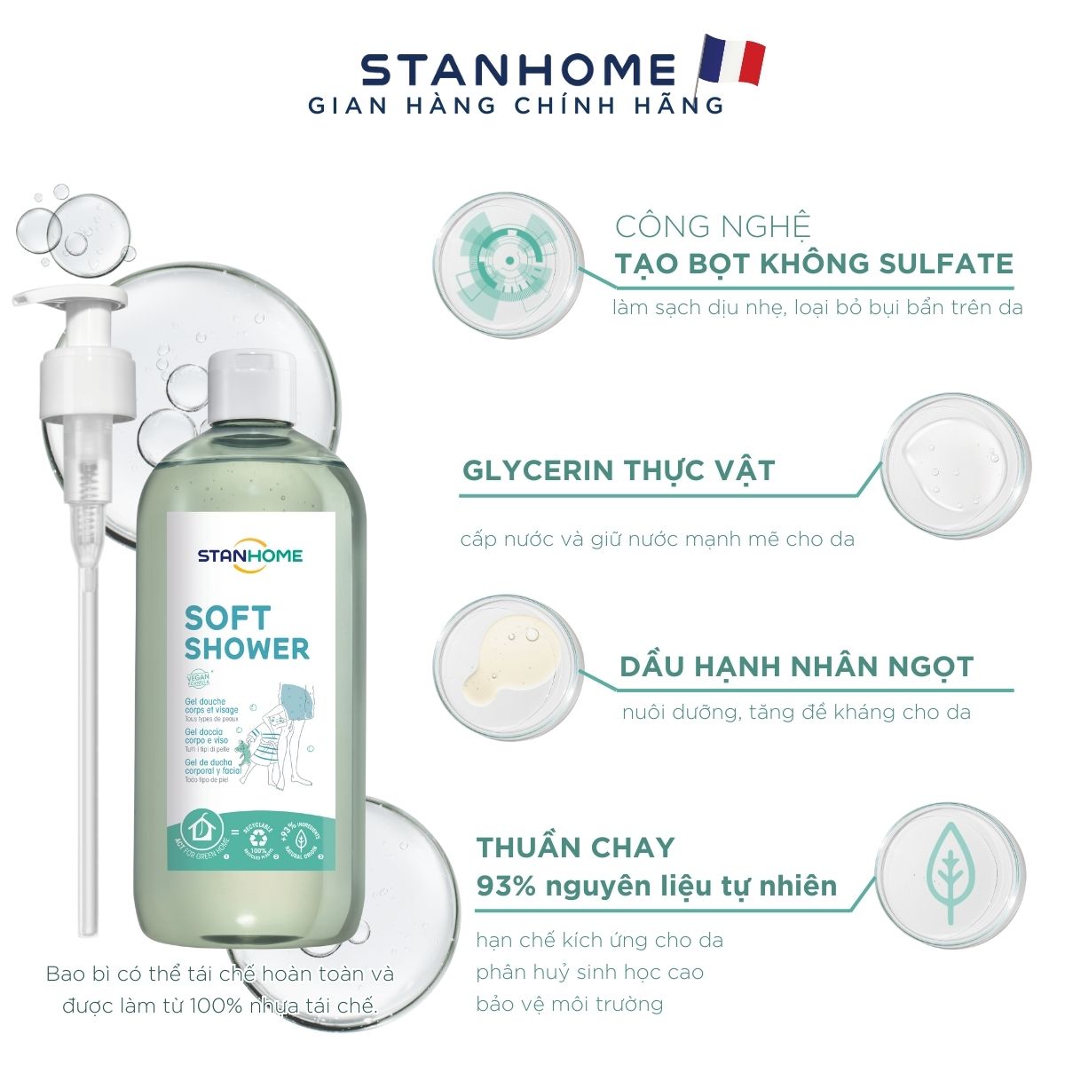 Stanhome Soft Shower Usage