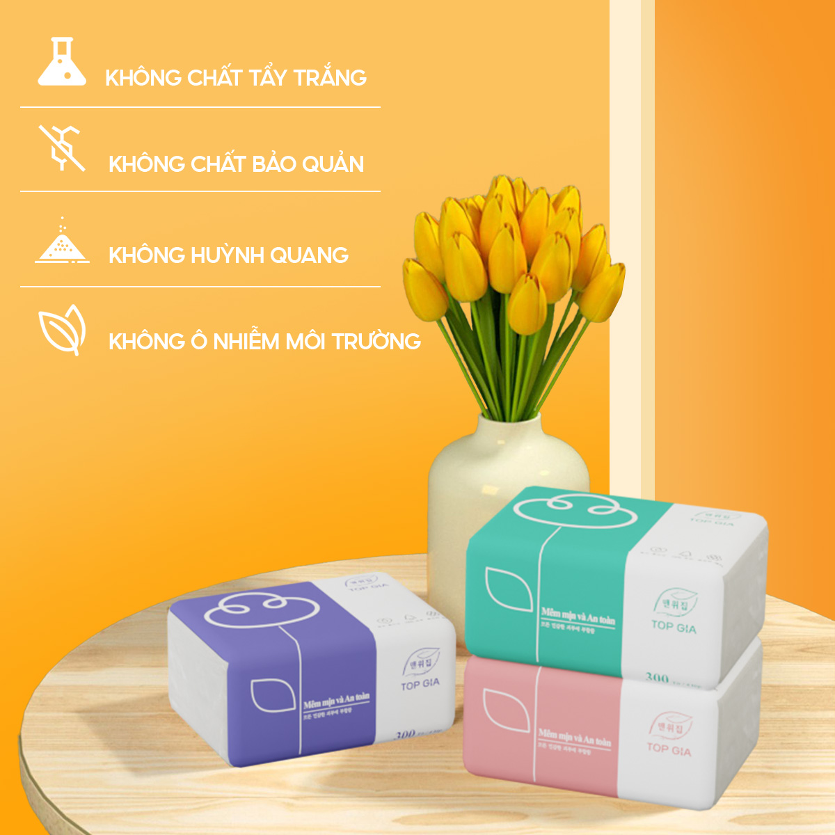 Giấy ăn rút Top Gia, thùng 30 gói/16 gói 4 lớp cao cấp tiện lợi ...