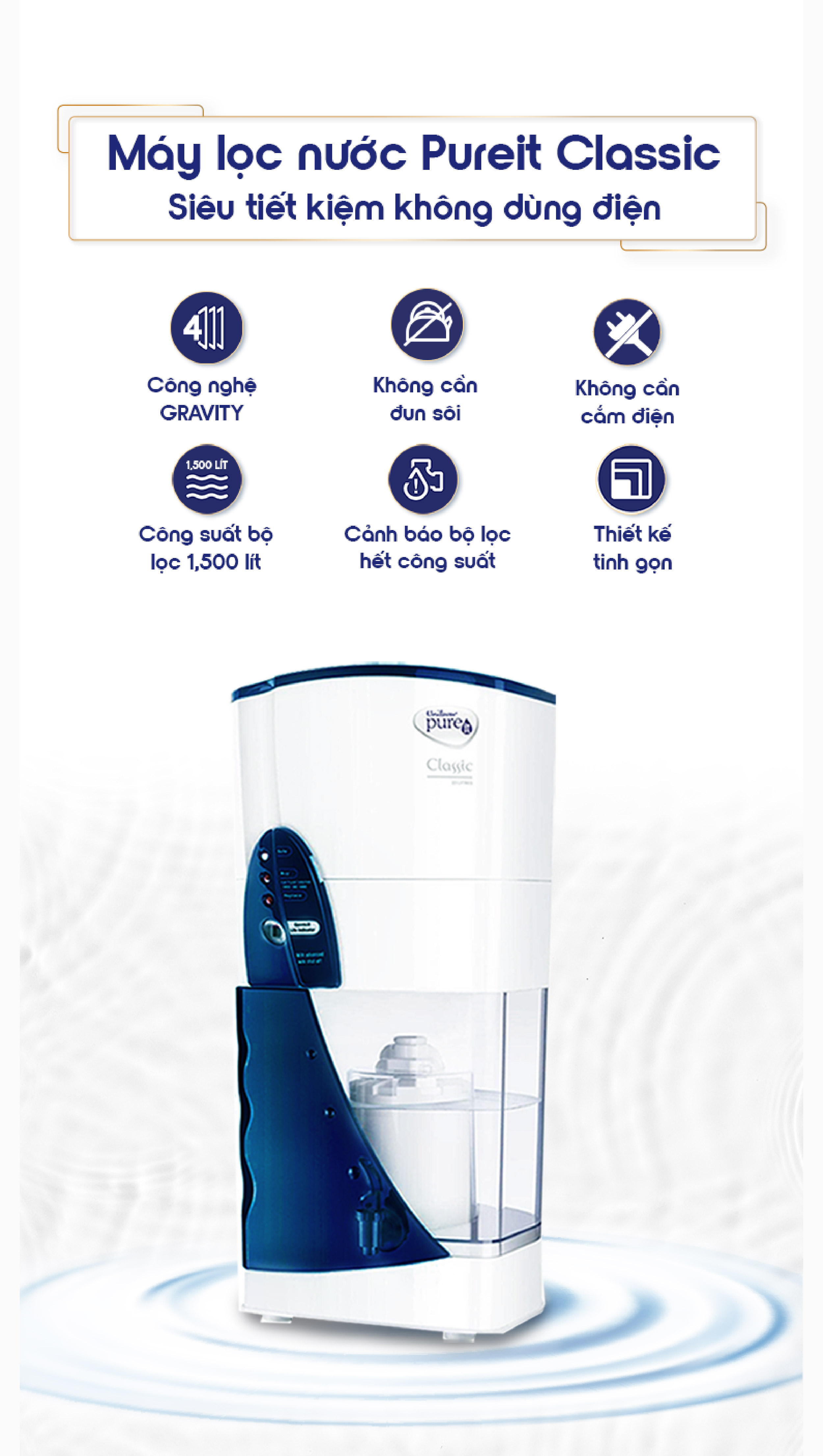Máy lọc nước Pureit Classic