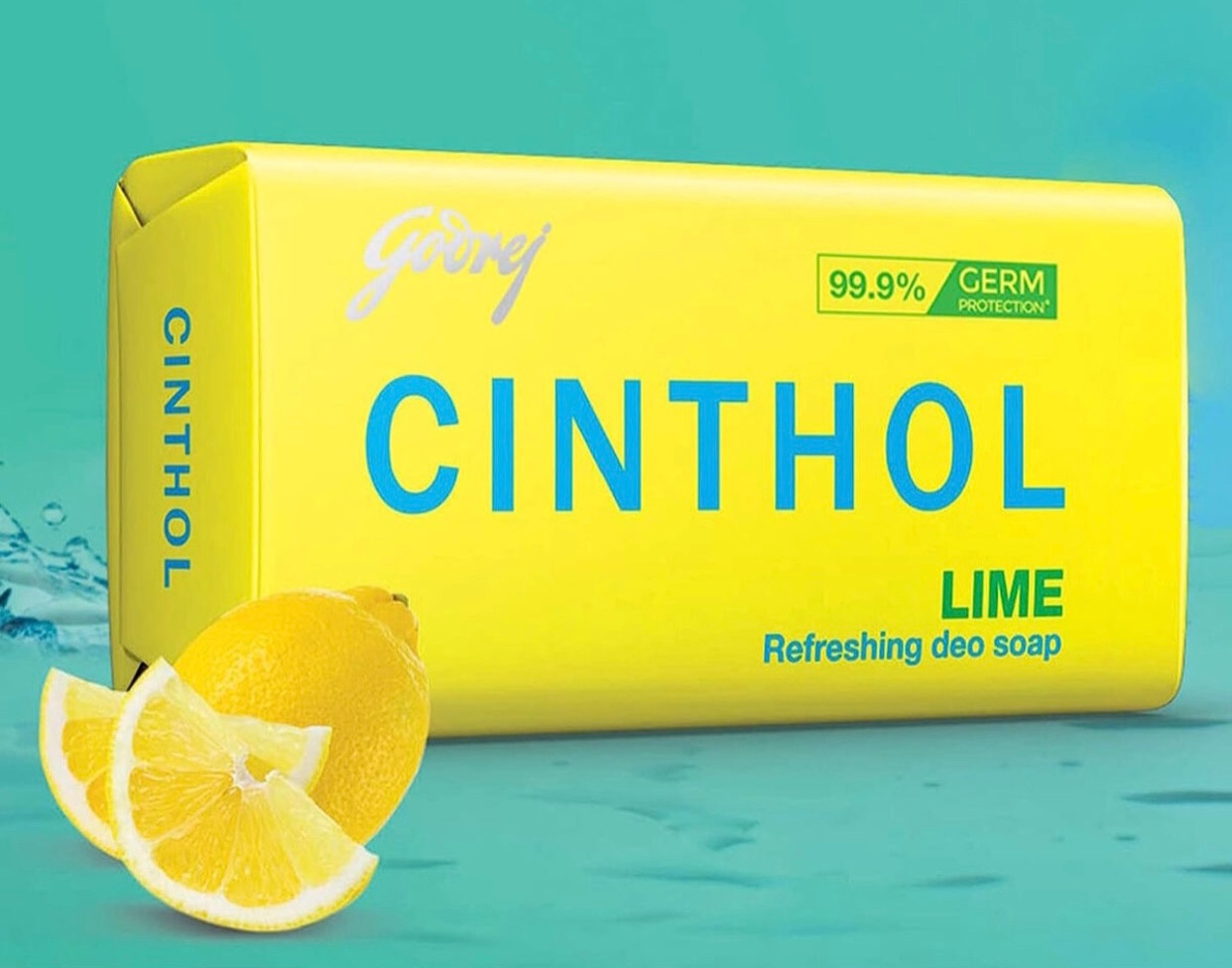Mô tả Xà phòng Godrej Cinthol Lime 100g – Dưỡng sáng da hiệu quả, hương chanh tươi mát - 2