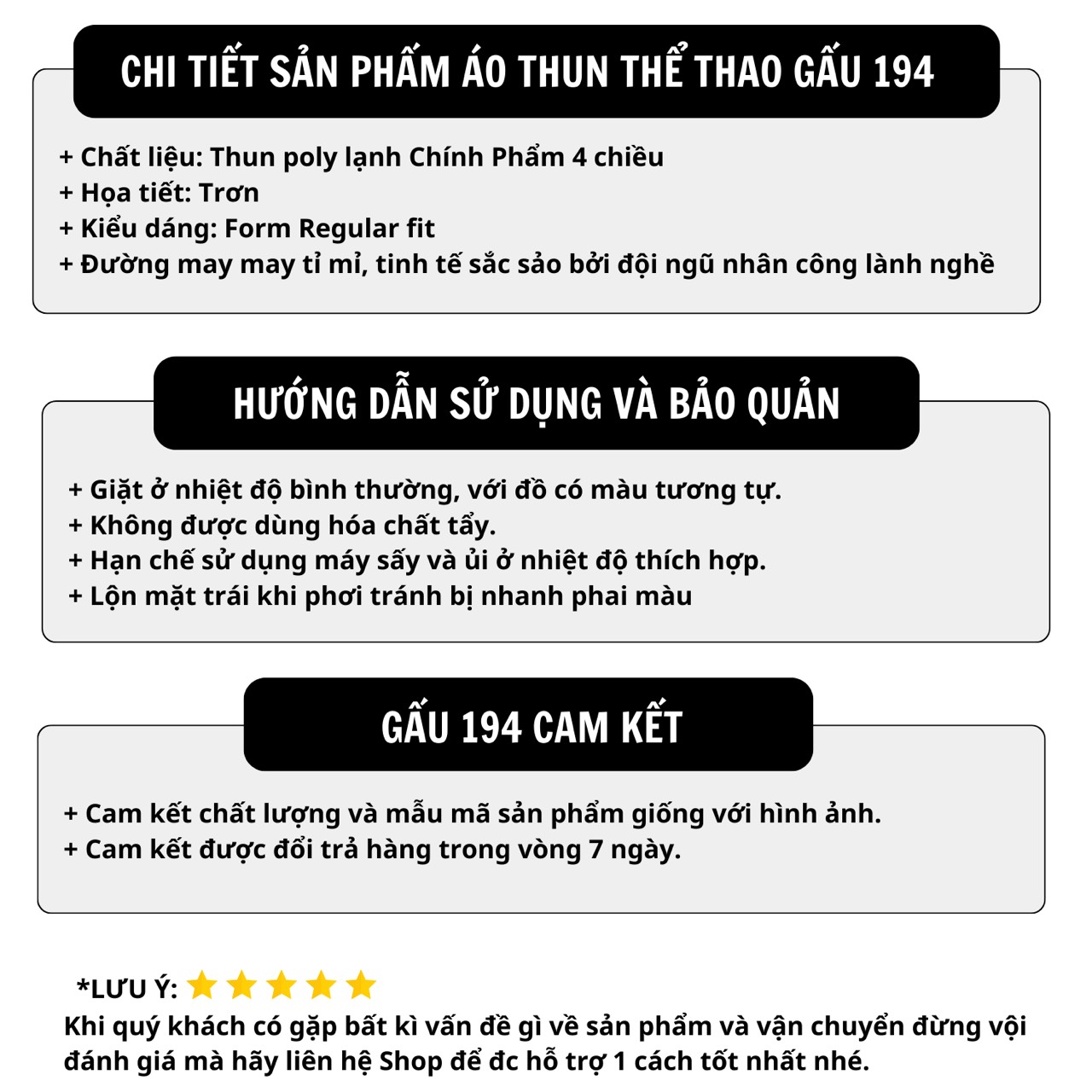 Mô tả Áo thun nam Gấu 194 vải thun lạnh co dãn 4 chiều, phong cách thể thao - gym - bóng đá, from slim fit - TNRL - 3