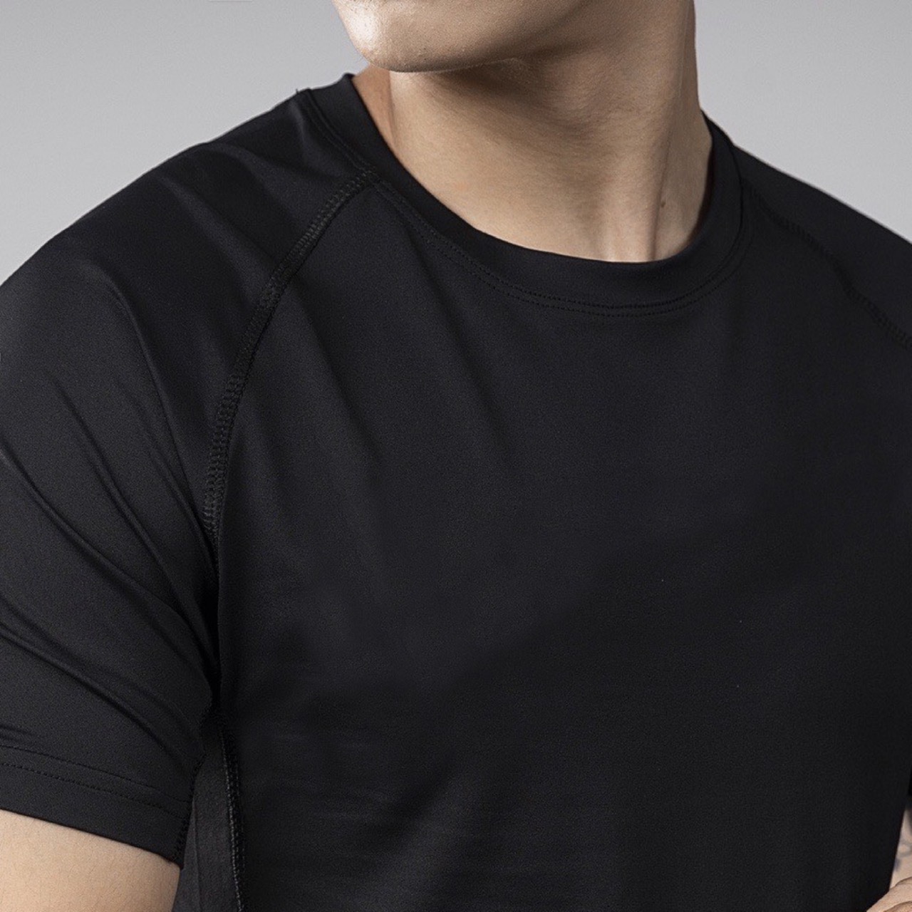 Mô tả Áo thun nam Gấu 194 vải thun lạnh co dãn 4 chiều, phong cách thể thao - gym - bóng đá, from slim fit - TNRL - 6