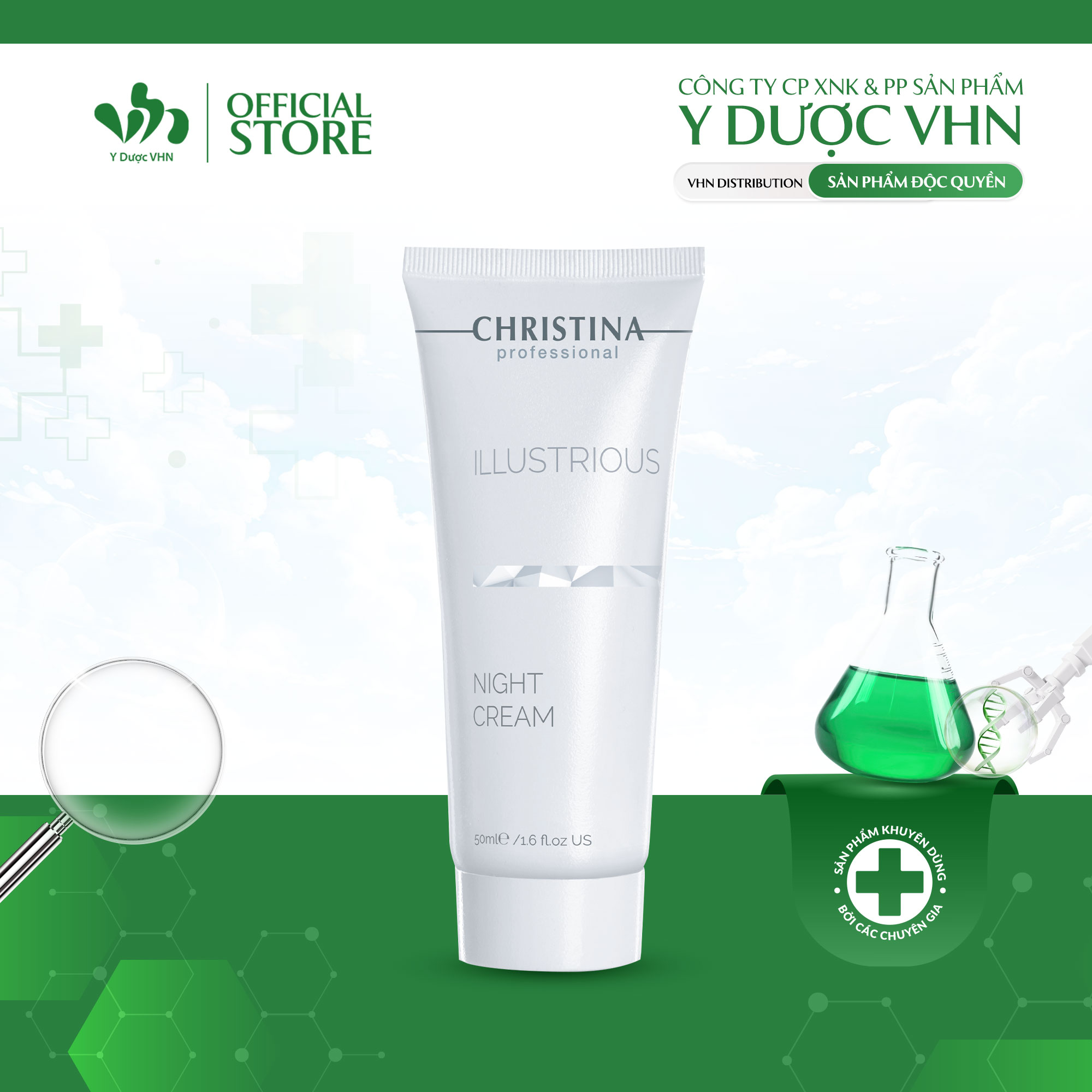 Kem Dưỡng Da Ban Đêm Illustrious Night Cream CHRISTINA Hỗ Trợ Giúp Dưỡng  Ẩm, Giảm Thâm Nám, Đều Màu Da 50ml | Shopee Việt Nam