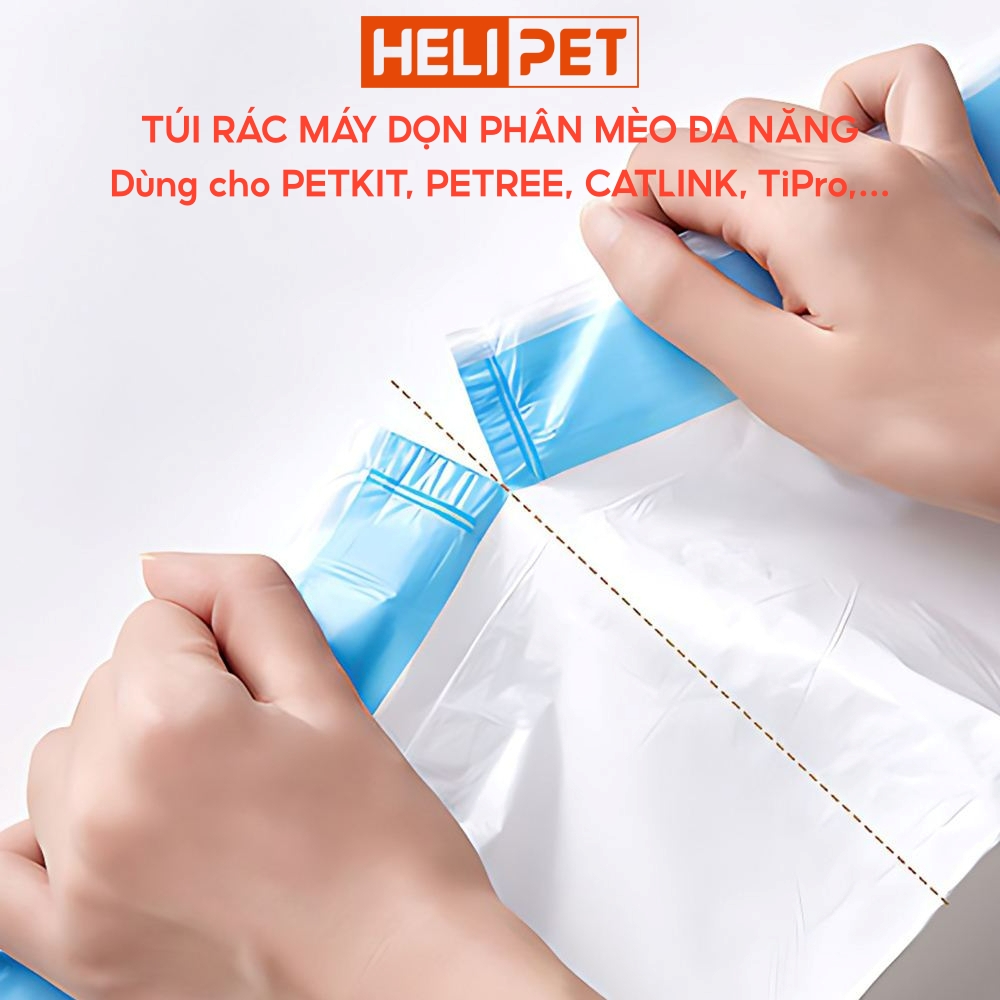 Mô tả Túi Rác Chuyên Dùng Cho Máy Dọn Vệ Sinh Cho Mèo PETREE OPEN-TOP - 5