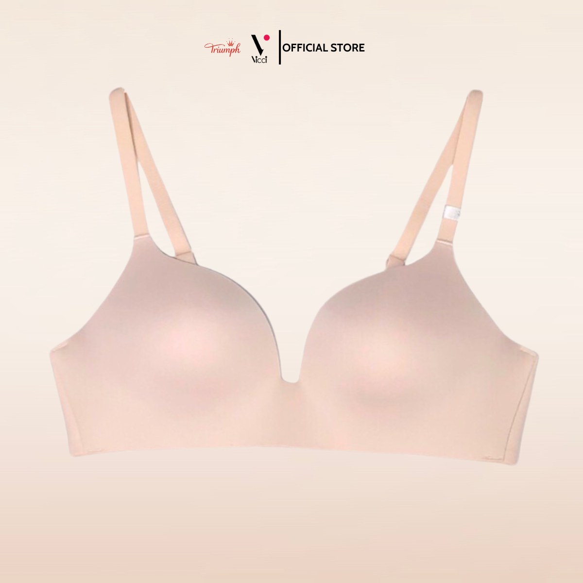 Mô tả Áo ngực không gọng nữ VICCI mút đúc dày 3cm không đường may nâng đẩy ngực cao cấp AV.240 nhiều màu - 5