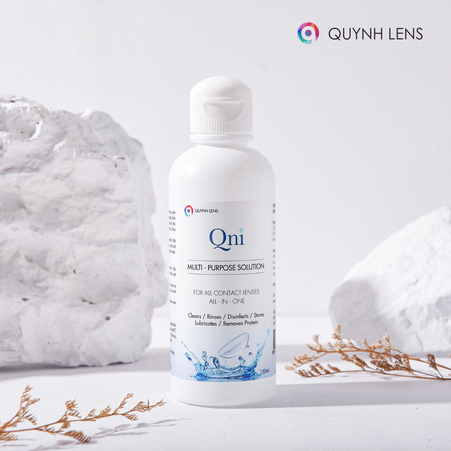 Mô tả Nước ngâm và Nhỏ mắt lens Hàn Quốc QUYNH LENS - 4