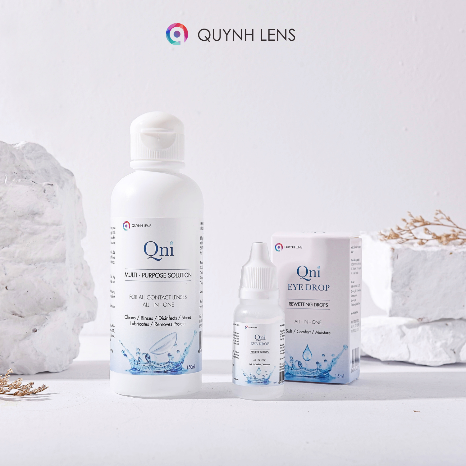 Mô tả Nước ngâm và Nhỏ mắt lens Hàn Quốc QUYNH LENS - 3