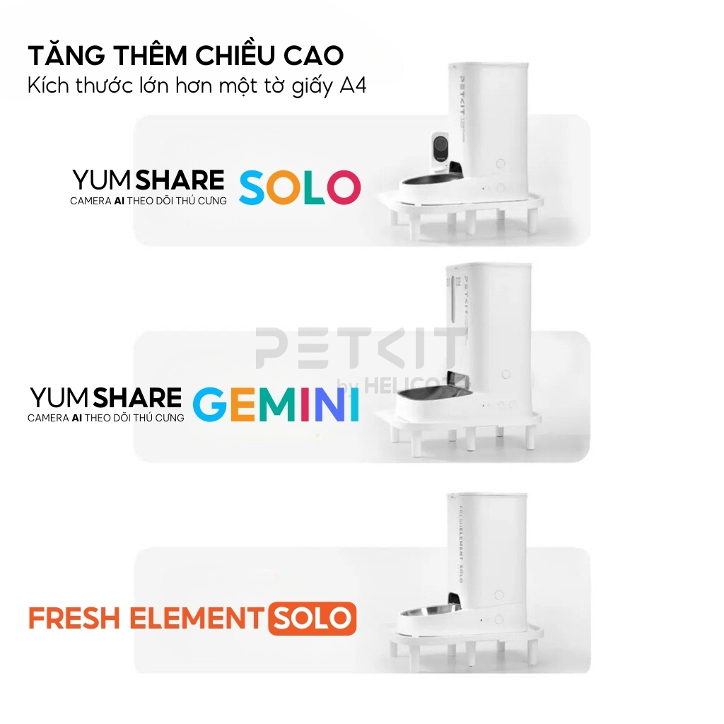 Mô tả Bậc Thang Hạn Chế Kiến, Tăng Chiều Cao Cho Máy Cho Chó Mèo Ăn PETKIT - chống gù lưng cho chó mèo - 3