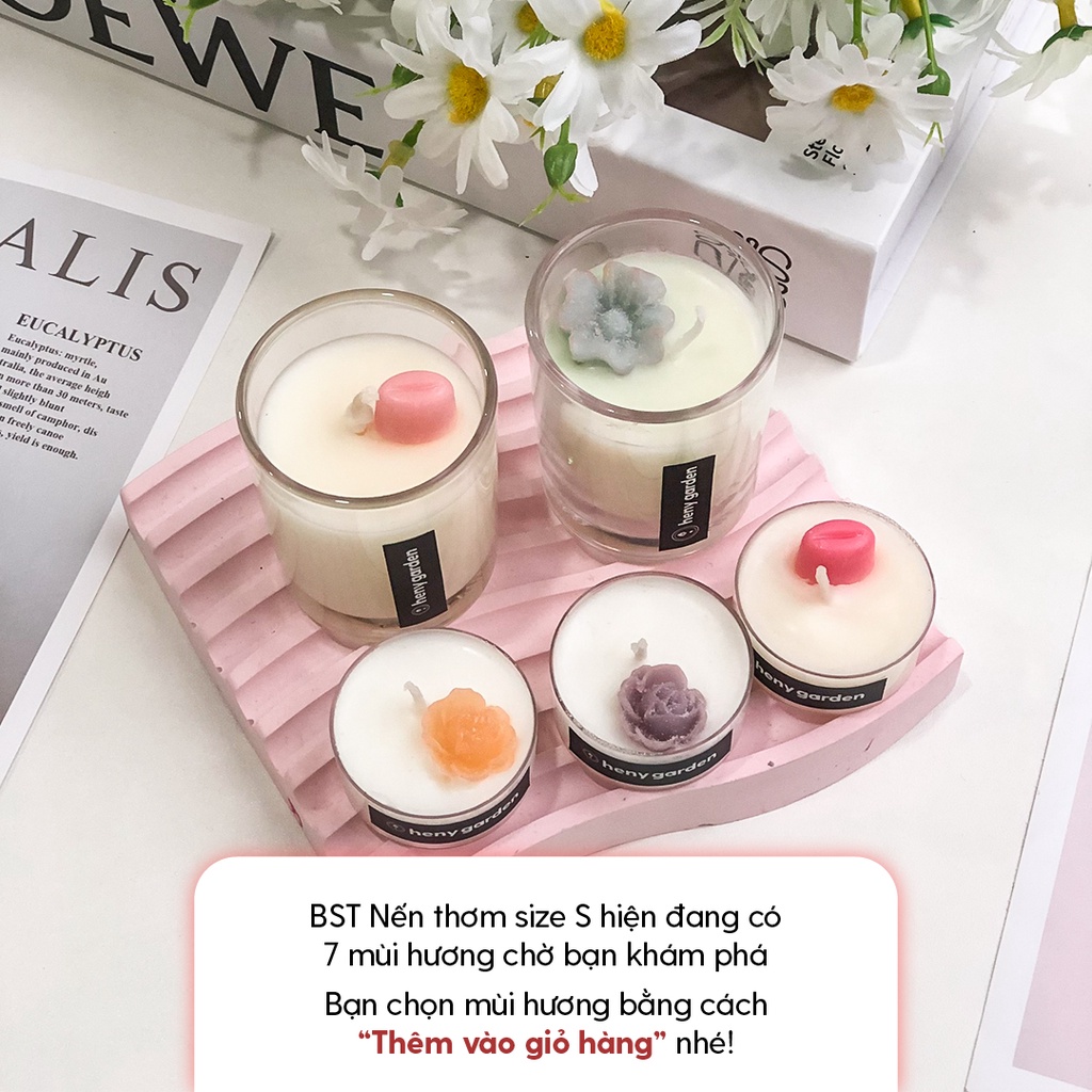 Mô tả Nến Thơm Heny Garden Mini Cho Làm Việc Và Phòng Nhỏ Mùi Hương Dễ Ngủ, Thư Giãn - 3