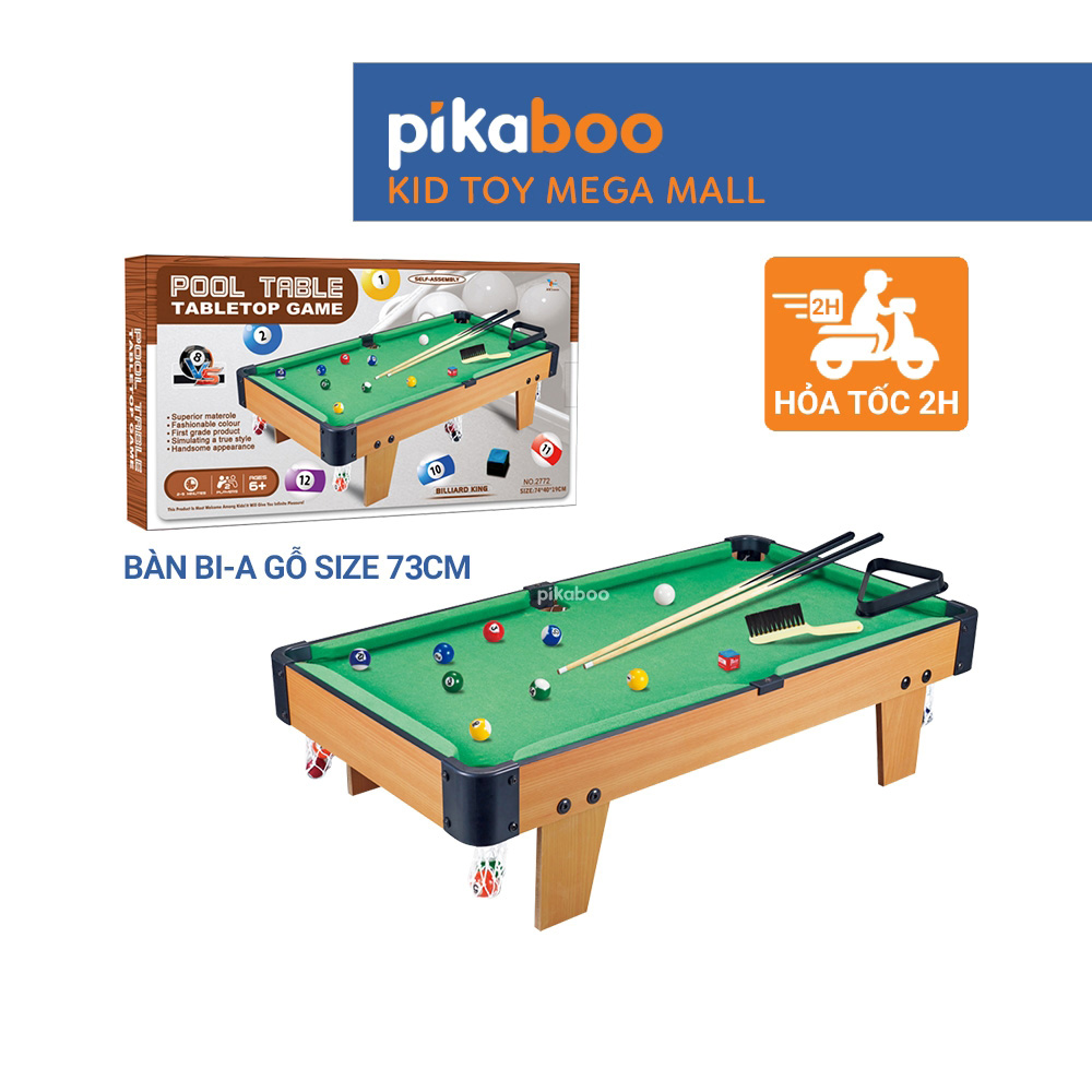 Mô tả Đồ chơi thể thao bàn bi a Pikaboo mini cho bé chất cao cấp an toàn giúp bé vận động phát triển - 1