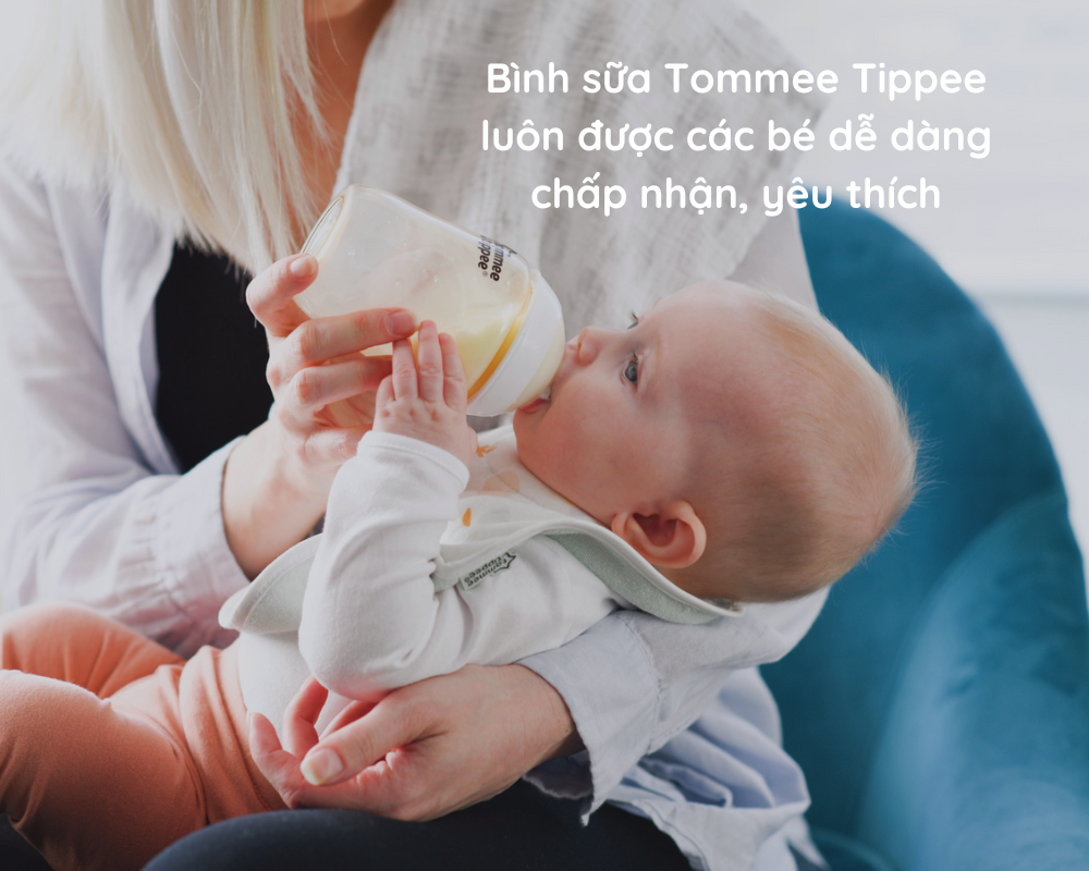 Mô tả Bình Sữa PPSU Ty Siêu Mềm Tự Nhiên Tommee Tippee Natural Start 150ml, Núm Ty Của Bình 0-3 Tháng, Họa Tiết - 6